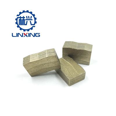 LINXING Бриллиантовые сегменты для резки гранита 900 - 4200 мм и коническая форма сегмента