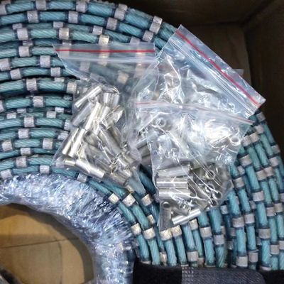 Резание 8,3 мм бисера пластиковой алмазной проволочной пилы для гранитного блока квадратизации и профилирования