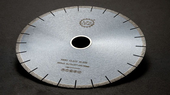 Специализированный 350MM Nano Glass Diamond Saw Blade для резки нанопластинки на мостовой машине