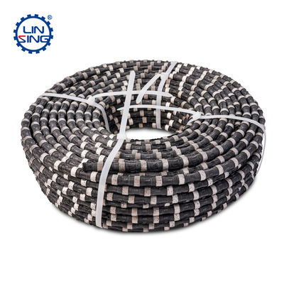 D11.5mm D12mm Diamond Wire Saw Rope для мраморного гранита и экологически защищенного