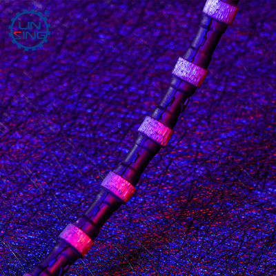 D11.5mm D12mm Diamond Wire Saw Rope для мраморного гранита и экологически защищенного
