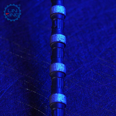 D11.5mm D12mm Diamond Wire Saw Rope для мраморного гранита и экологически защищенного