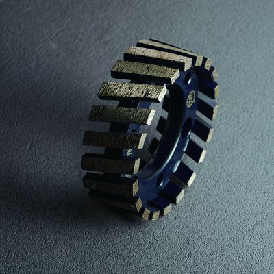 Гибкое и долговечное бриллиантовое сегментированное CNC турбостопное колесо 86 мм колесо