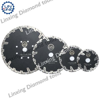 D105-D230 Круговые диамантовые режущие диски Тип защиты зубов Алмазные инструменты для гранитного бетона