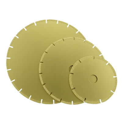 D180mm Промышленный сегментированный вакуумный бразированный бриллиантовый лезвие для резки мрамора