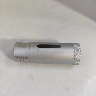 35 мм M14 алмазный кусок для сухого бурения сегментированный порцелан Dekton на основе черной стали