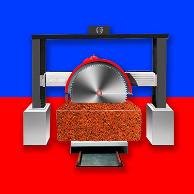 LINSING Gantry Stone Cutter Heavy Duty Block Cutting Machine для натурального камня 9000 кг