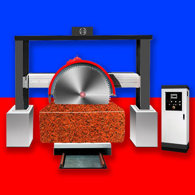 LINSING Gantry Stone Cutter Heavy Duty Block Cutting Machine для натурального камня 9000 кг