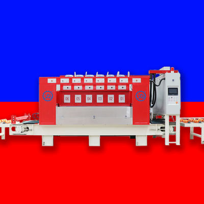 Функция шлифования PLC Автоматическая непрерывная гранитная мраморная каменная бушевая молотная машина