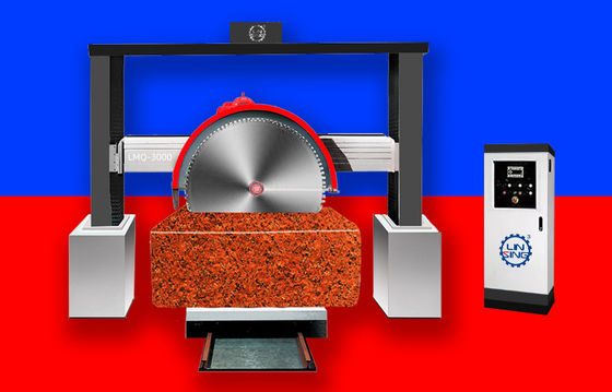 Экономика Каменная резальная машина для резки красного гранитного мрамора известняка
