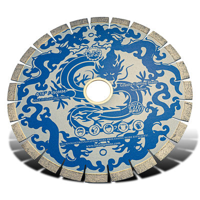 D350mm Diamond Turbo Cutting Stone Granite Disc Saw Blade для резки гранитного края